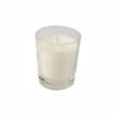 Glas mit Wachsfüllung Ø 56 mm · 67 mm weiss