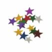Deko-Streuschmuck, Folie Ø 1 cm farbig sortiert Stars 20 gr.