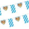 Flaggenkette, Papier 4 m Gruß vom Oktoberfest