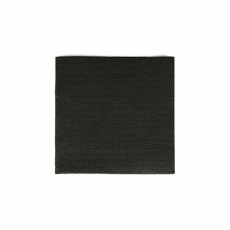 125 Servietten, 2-lagig PUNTO 1/4-Falz 20 cm x 20 cm schwarz mikrogeprägt