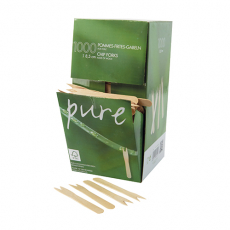 1000 Pommes-Frites-Gabeln, Holz pure 8,5 cm