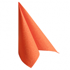 50 Servietten ROYAL Collection 1/4-Falz 40 cm x 40 cm nektarine Casali