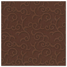 50 Servietten ROYAL Collection 1/4-Falz 40 cm x 40 cm braun Casali