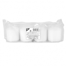 4 Partylichte Ø 5 cm · 6,5 cm transparent