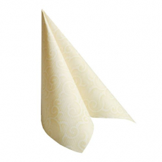20 Servietten ROYAL Collection 1/4-Falz 40 cm x 40 cm champagner Casali