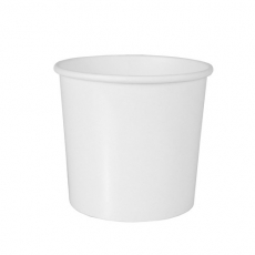 50 Suppenbecher, Pappe To Go rund 470 ml Ø 9,9 cm · 9,9 cm weiss