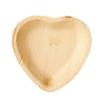 25 Teller, Palmblatt pure 15,5 cm x 3 cm Herz