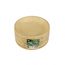 25 Teller, Palmblatt pure rund Ø 18,5 cm · 2,5 cm