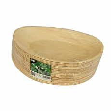 25 Teller, Palmblatt pure oval 26 cm x 17 cm x 2,5 cm