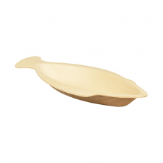 25 Teller, Palmblatt pure 24 cm x 11 cm x 2,5 cm Fisch