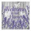 20 Servietten, 3-lagig 1/4-Falz 33 cm x 33 cm Welcome