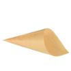 50 Fingerfood - Spitztüten, Holz pure Ø 11 cm · 21 cm