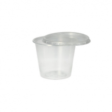 50 Dressingbecher, PP rund 125 ml Ø 7,1 cm · 5,7 cm transparent