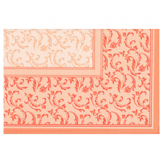 12 Mitteldecken, stoffähnlich, PV-Tissue ROYAL Collection Plus 100 cm x 100 cm nektarine Damascato