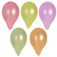 10 Luftballons Ø 25 cm farbig sortiert Neon