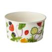 45 Salatschalen, Pappe To Go 1 l Ø 15 cm · 7,5 cm Salad