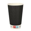 25 Trinkbecher, Pappe To Go 0,4 l Ø 9 cm · 13,7 cm Ripple Wall