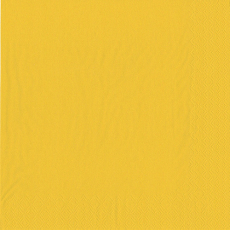 50 Servietten, 2-lagig 1/4-Falz 40 cm x 40 cm gelb
