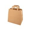 50 Tragetaschen, Papier 25 cm x 26 cm x 17 cm braun mit Tragegriff