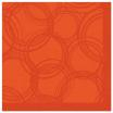 50 Servietten ROYAL Collection 1/4-Falz 40 cm x 40 cm nektarine Bubbles