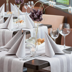 Tischläufer, stoffähnlich, PV-Tissue Mix ROYAL Collection 24 m x 40 cm champagner Elegance