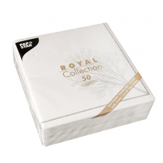 50 Servietten ROYAL Collection 1/4-Falz 40 cm x 40 cm Grief