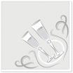 20 Servietten ROYAL Collection 1/4-Falz 40 cm x 40 cm silber Festive Moments