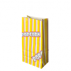 100 Popcorn Tüten, Pergament-Ersatz 1,3 l 20,5 cm x 10,5 cm x 6 cm Popcorn fettdicht