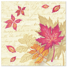 50 Servietten ROYAL Collection 1/4-Falz 40 cm x 40 cm Autumn Colours