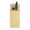 480 Bestecktaschen, Airlaid 40 cm x 33 cm creme mit Besteckfalz