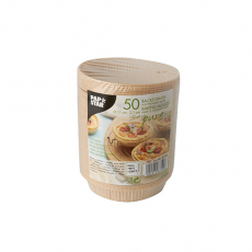 50 Backformen pure 142 ml Ø 11 cm · 2,1 cm braun