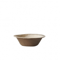 25 Schalen, Palmblatt pure rund 100 ml Ø 10 cm · 3 cm