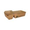 80 Pommes-Frites-Trays, Pappe pure 2-geteilt 3,5 cm x 7 cm x 14,5 cm braun 100% Fair klein