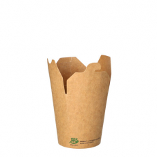 25 Snackboxen, Pappe eckig 230 ml 7,5 cm x 6,5 cm x 5,8 cm braun