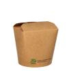 25 Snackboxen, Pappe eckig 760 ml 9,8 cm x 10 cm x 8,8 cm braun