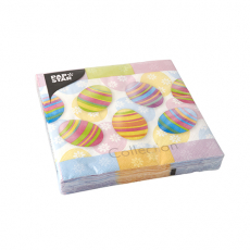20 Servietten, 3-lagig 1/4-Falz 33 cm x 33 cm Egg Hunt