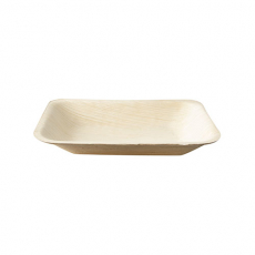 25 Tabletts, Palmblatt pure eckig 16 cm x 12 cm x 2,5 cm
