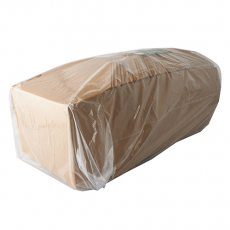 50 Lunchboxen, Pappe pure 2000 ml 6,4 cm x 14 cm x 19,7 cm braun