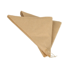 1000 Spitztüten, Pergament-Ersatz 27 cm x 19 cm x 19 cm braun Füllinhalt 125 g, fettdicht