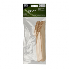 10 Messer, Holz pure 16,5 cm