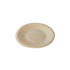 50 Fingerfood - Teller, Holz pure rund Ø 14 cm · 2 cm