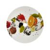 100 Abdeckungen für Becher, Pappe rund Ø 10 cm Fruits mit Lochung