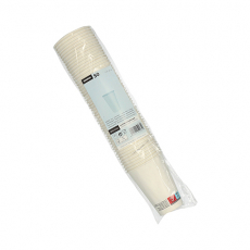 50 Automatenbecher, Pappe To Go 0,18 l Ø 7 cm · 9,2 cm weiss
