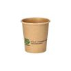 50 Portionsbecher, Pappe 120 ml Ø 6 cm · 6,6 cm braun