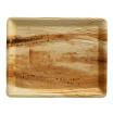 25 Tabletts, Palmblatt pure eckig 2 cm x 26 cm x 32 cm