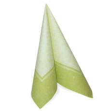 50 Servietten ROYAL Collection 1/4-Falz 40 cm x 40 cm hellgrün Linum