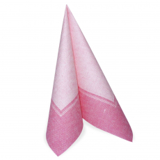50 Servietten ROYAL Collection 1/4-Falz 40 cm x 40 cm rosa Linum