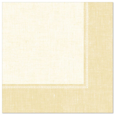 50 Servietten ROYAL Collection 1/4-Falz 40 cm x 40 cm champagner Linum