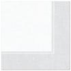 50 Servietten ROYAL Collection 1/4-Falz 40 cm x 40 cm weiss Linum