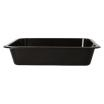 50 Mikrowellenschalen, PP ungeteilt 1330 ml 4,9 cm x 22,7 cm x 17,8 cm schwarz